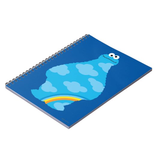 Cookie Monster Rainbows Notizblock (Linke Seite)