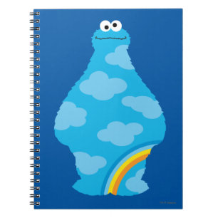 Cookie Monster Rainbows Notizblock