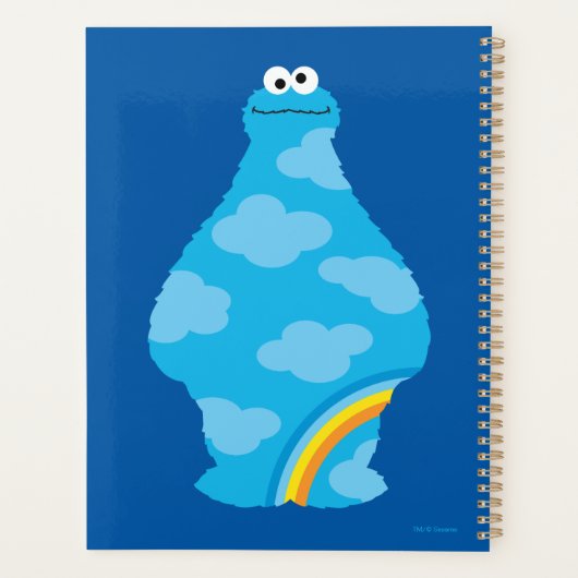 Cookie Monster Rainbows Planer (Rückseite)