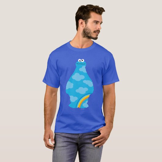 Cookie Monster Rainbows T-Shirt (Vorne ganz)