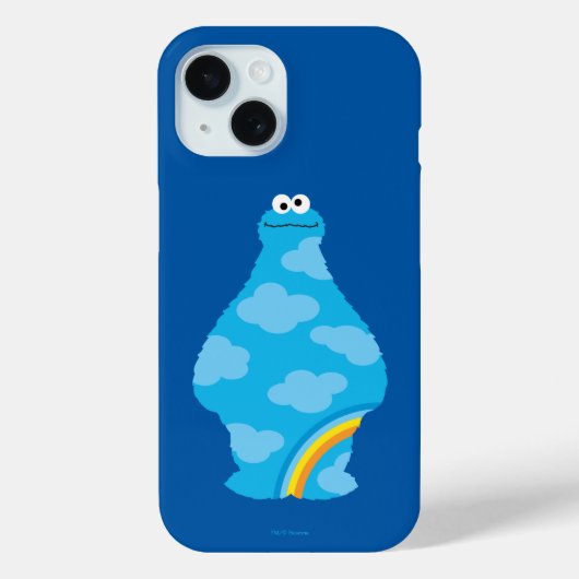 Cookie Monster Regenbögen Case-Mate iPhone Hülle (Rückseite)