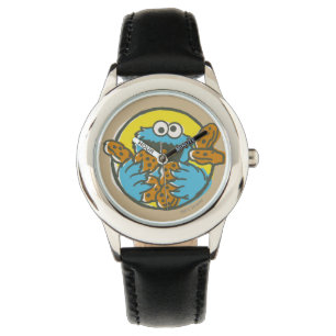 Cookie Monster Retro Armbanduhr