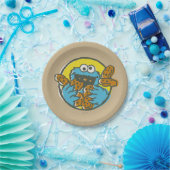 Cookie Monster Retro Pappteller (Party)
