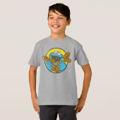 Cookie Monster Retro T-Shirt (Vorne ganz)