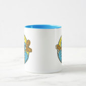 Cookie Monster Retro Tasse (Zentrum)