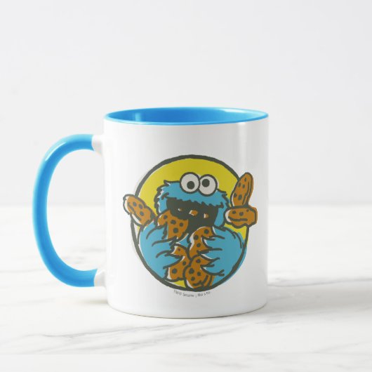 Cookie Monster Retro Tasse (Links)