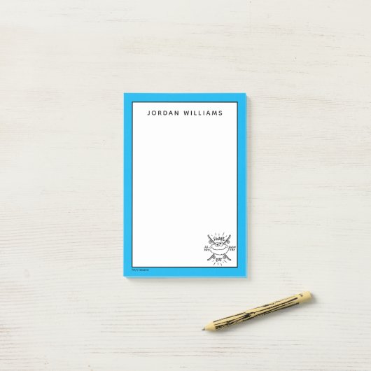 Cookie Monster Skate Logo - Skate, Eat, 24/7 Post-it Klebezettel (Auf Schreibtisch)