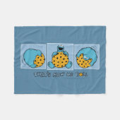 Cookie Monster | So rolle ich Fleecedecke (Vorderseite (Horizontal))