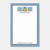 Cookie Monster | So rolle ich Post-it Klebezettel (Vorderseite)