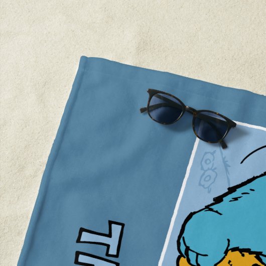 Cookie Monster | So rolle ich Strandtuch (Beispiel)