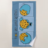 Cookie Monster | So rolle ich Strandtuch (Vorderseite)