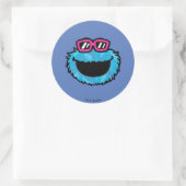 Cookie Monster | Sommer Stimmung Runder Aufkleber (Tasche)