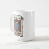 Cookie Monster | Steckbrief Kaffeetasse (Vorderseite Links)