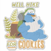 Cookie Monster | Steigt für Cookies Aufkleber (Vorderseite)
