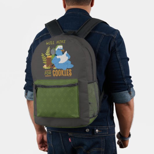 Cookie Monster | Steigt für Cookies Bedruckter Rucksack (Insitu (Modell))
