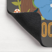 Cookie Monster | Steigt für Cookies Mousepad (Ecke)