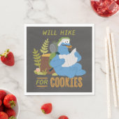 Cookie Monster | Steigt für Cookies Serviette (Beispiel)