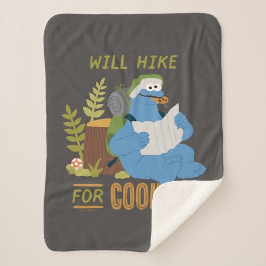 Cookie Monster | Steigt für Cookies Sherpadecke (Vorderseite)
