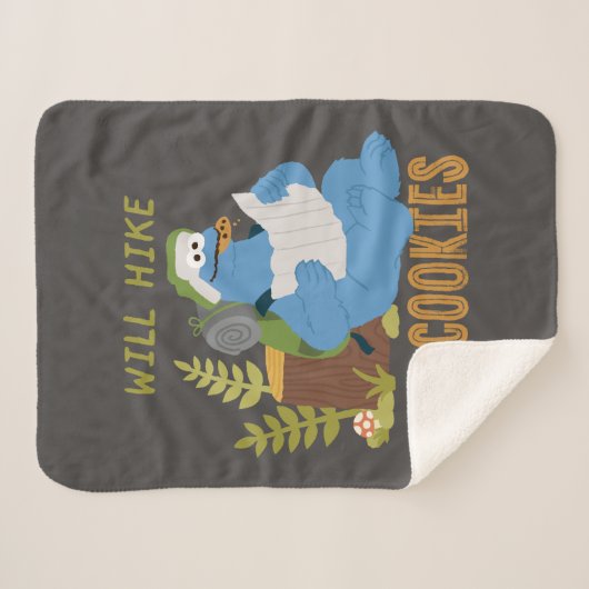 Cookie Monster | Steigt für Cookies Sherpadecke (Vorderseite (Horizontal))