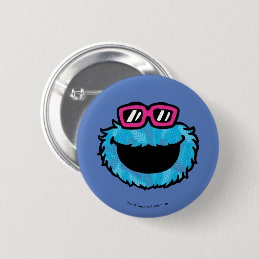 Cookie Monster | Summer Vibes Button (Vorne & Hinten)