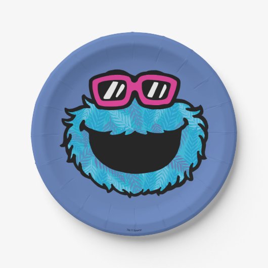 Cookie Monster | Summer Vibes Pappteller (Vorderseite)