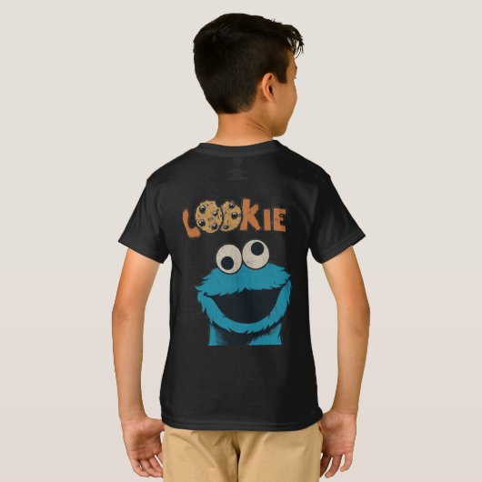 Cookie Monster T-Shirt (Schwarz voll)