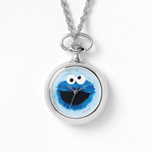 Cookie Monster   Trend Wasserfarbe Armbanduhr