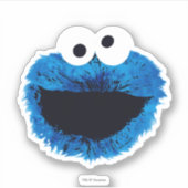 Cookie Monster | Trend Wasserfarbe Aufkleber (Vorderseite)