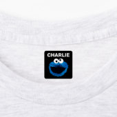 Cookie Monster | Trend Wasserfarbe Etiketten (Befestigt)