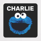 Cookie Monster | Trend Wasserfarbe Etiketten (Design 1)
