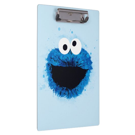 Cookie Monster | Trend Wasserfarbe Klemmbrett (Rechts)