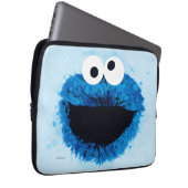 Cookie Monster | Trend Wasserfarbe Laptopschutzhülle (Vorne Rechts)