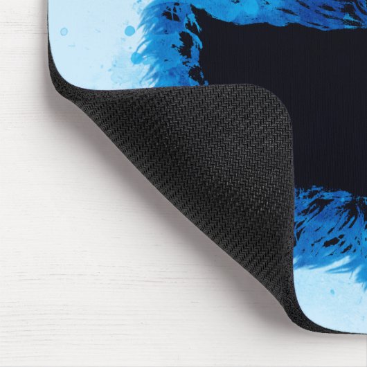 Cookie Monster | Trend Wasserfarbe Mousepad (Ecke)