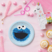 Cookie Monster | Trend Wasserfarbe Pappteller (Party)