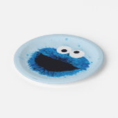 Cookie Monster | Trend Wasserfarbe Pappteller (Schrägansicht)