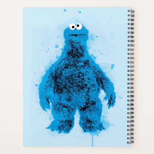 Cookie Monster | Trend Wasserfarbe Planer (Rückseite)