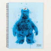 Cookie Monster | Trend Wasserfarbe Planer (Vorderseite)