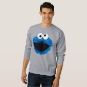 Cookie Monster | Trend Wasserfarbe Sweatshirt (Vorne ganz)