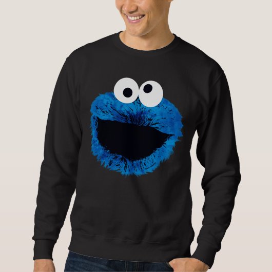 Cookie Monster | Trend Wasserfarbe Sweatshirt (Vorderseite)