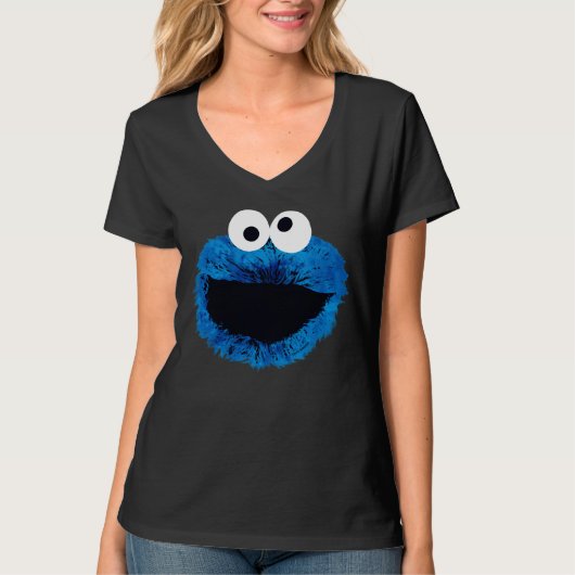 Cookie Monster | Trend Wasserfarbe T-Shirt (Vorderseite)