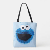 Cookie Monster | Trend Wasserfarbe Tasche (Rückseite)