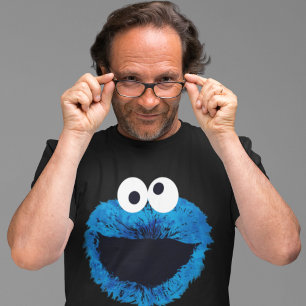Cookie Monster   Trend Wasserfarbe Tri-Blend Shirt