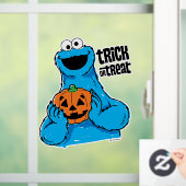 Cookie Monster - Trick oder Treten Fensteraufkleber (Zuhause)