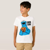 Cookie Monster - Trick oder Treten T-Shirt (Vorne ganz)
