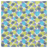 Cookie Monster | Tropisches Muster Stoff (Muster)