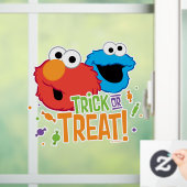 Cookie Monster und Elmo - Trick oder Treten Fensteraufkleber (Zuhause)