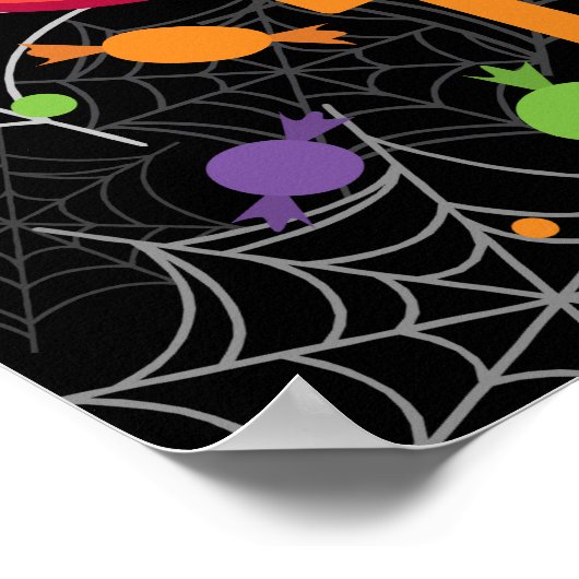 Cookie Monster und Elmo - Trick oder Treten Poster (Ecke)