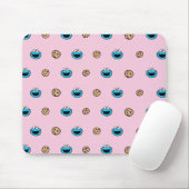 Cookie Monster und Kekse Rosa Muster Mousepad (Mit Mouse)