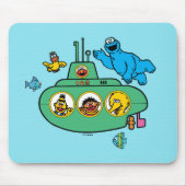 Cookie Monster und Sesam Pals U-Boot Mousepad (Vorne)