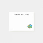 Cookie Monster und Sesam Pals U-Boot Post-it Klebezettel (Vorderseite)